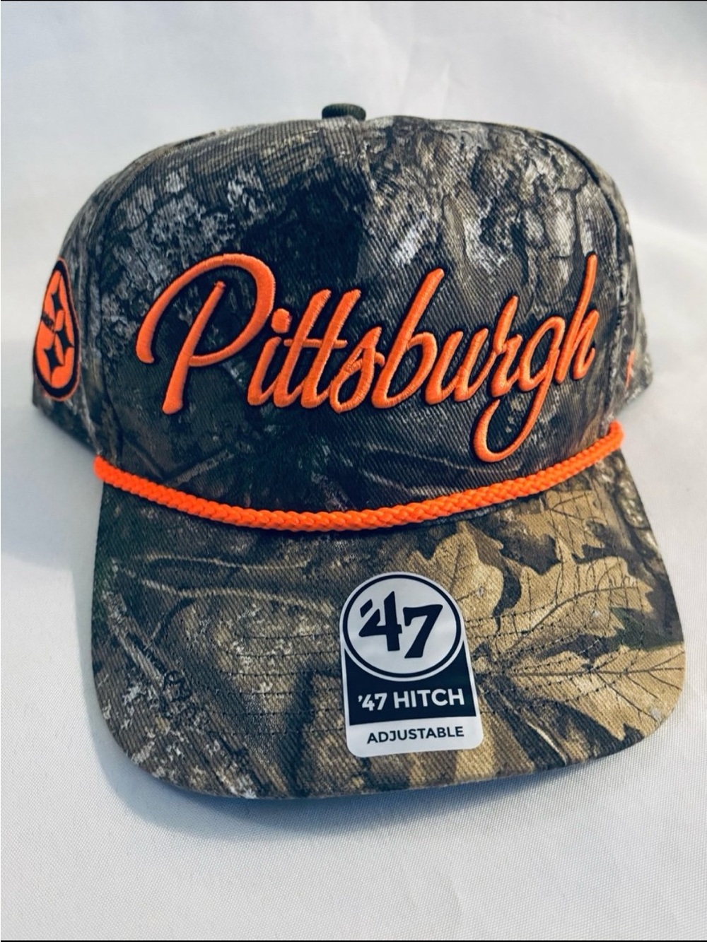 47 Brand NFL PITTSBURGH STEELERS x REALTREE APEX SnapBack Hat